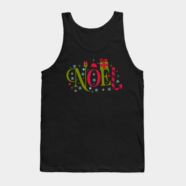 Merry Christmas Noel Tank Top by holidaystore